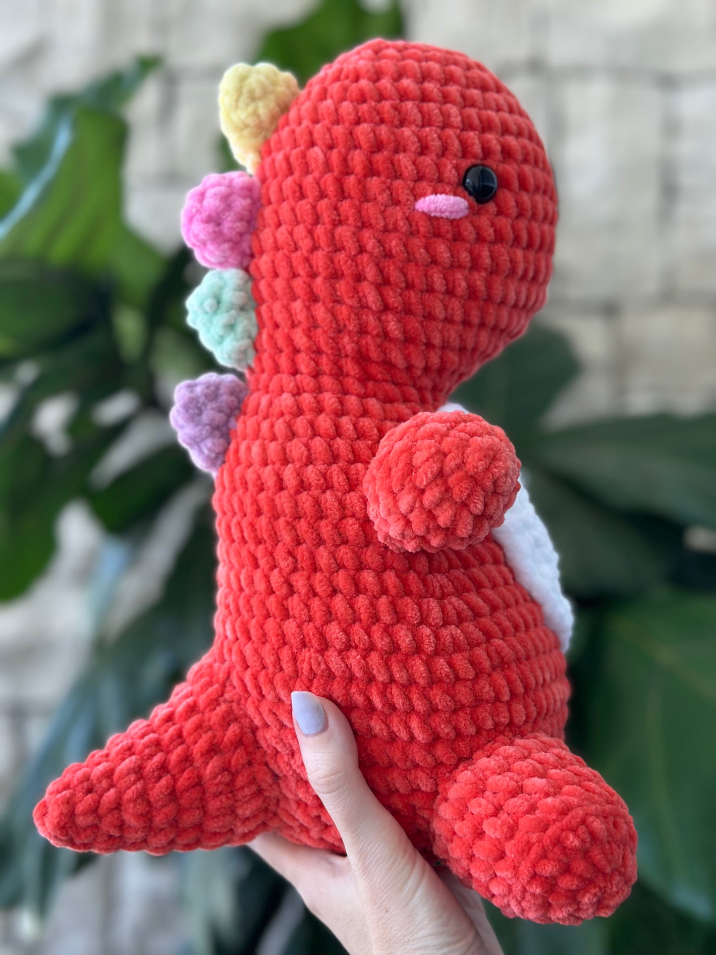 Large Tangerine Dino