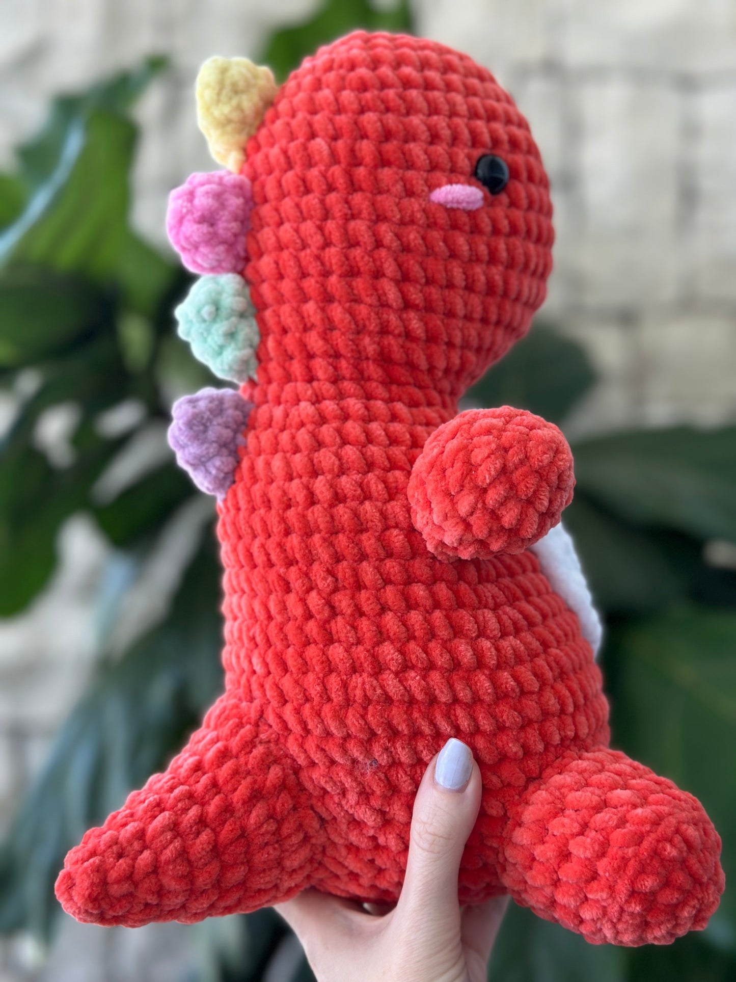 Large Tangerine Dino
