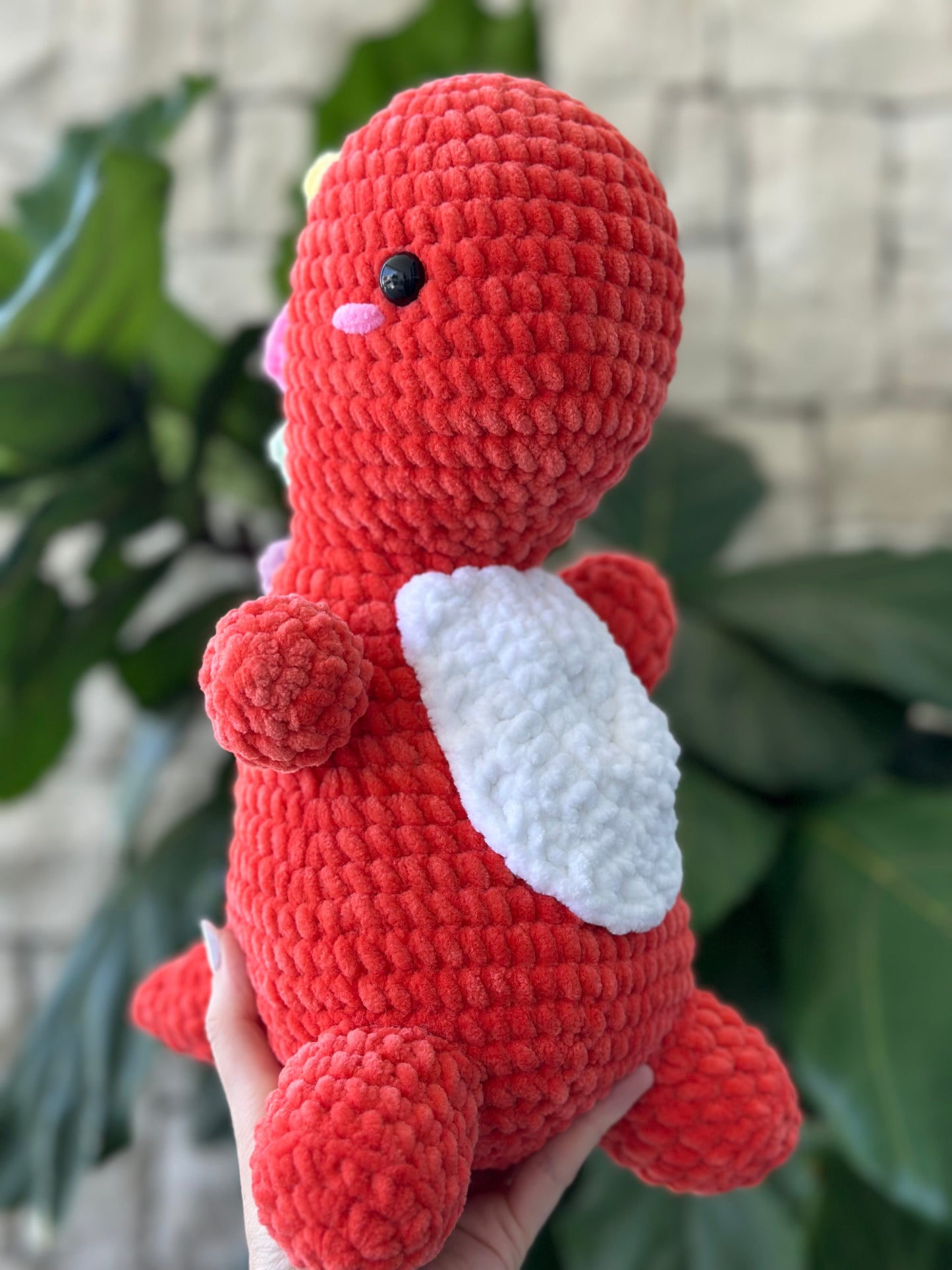 Large Tangerine Dino