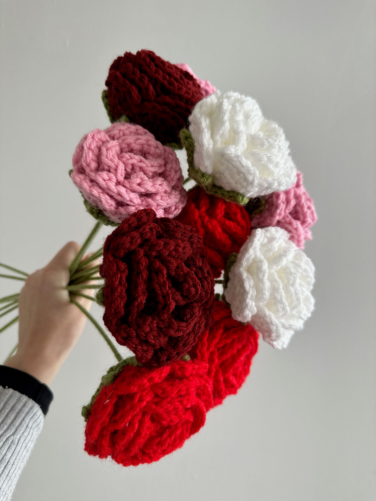 Crochet Rose Flower Pattern