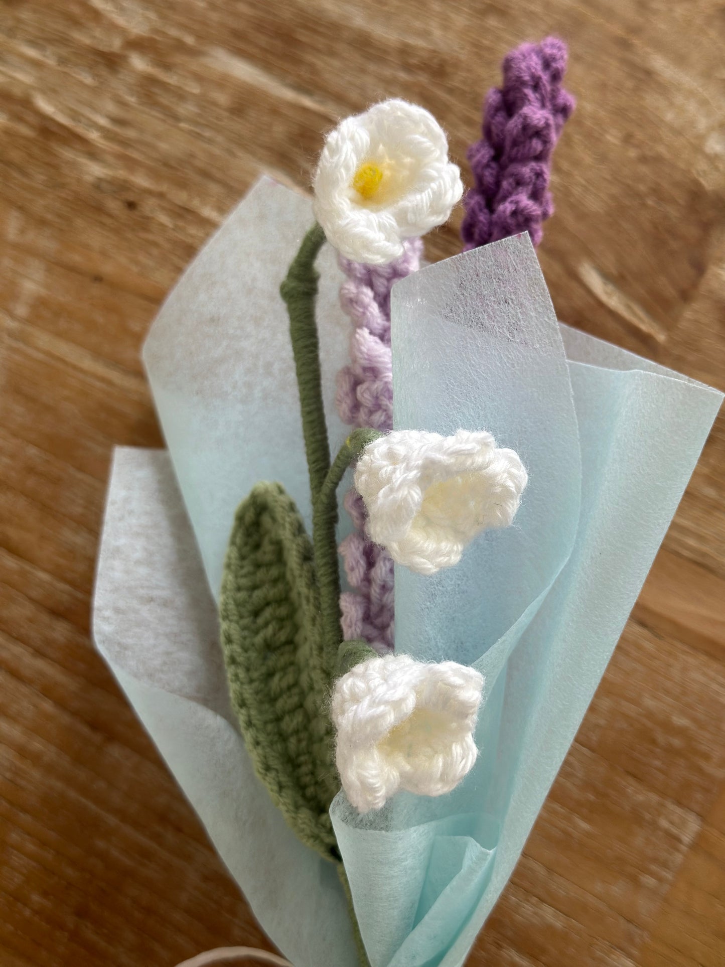 Lily of the Valley and Lavender Mix Mini Bouquet