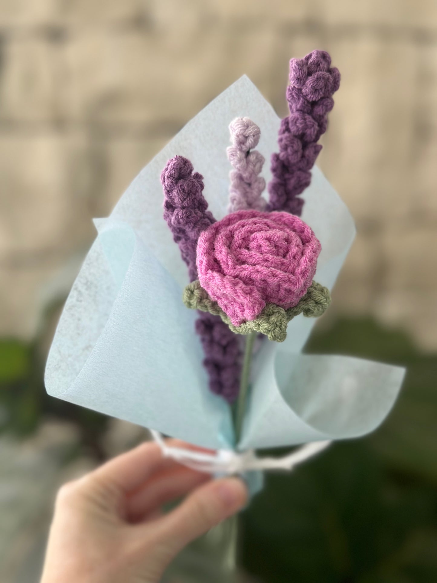 Rose and Lavender Mix Mini Bouquet