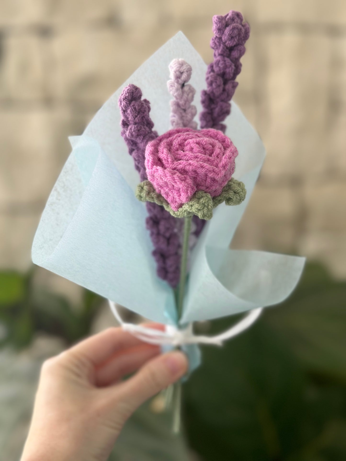 Rose and Lavender Mix Mini Bouquet