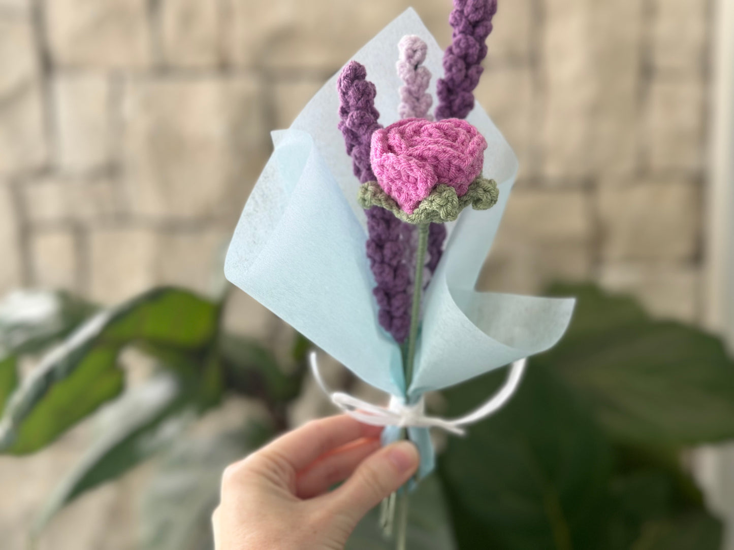 Rose and Lavender Mix Mini Bouquet