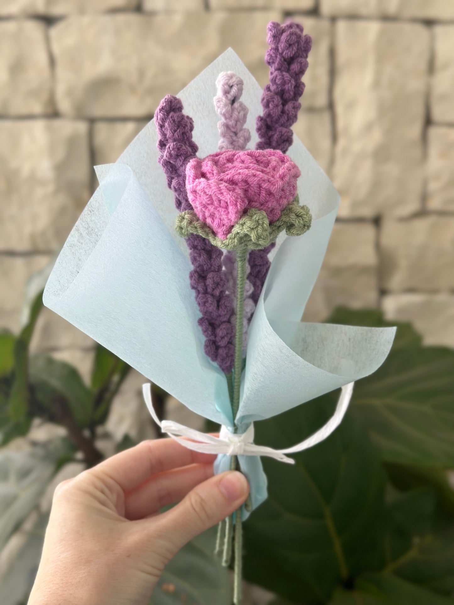 Rose and Lavender Mix Mini Bouquet