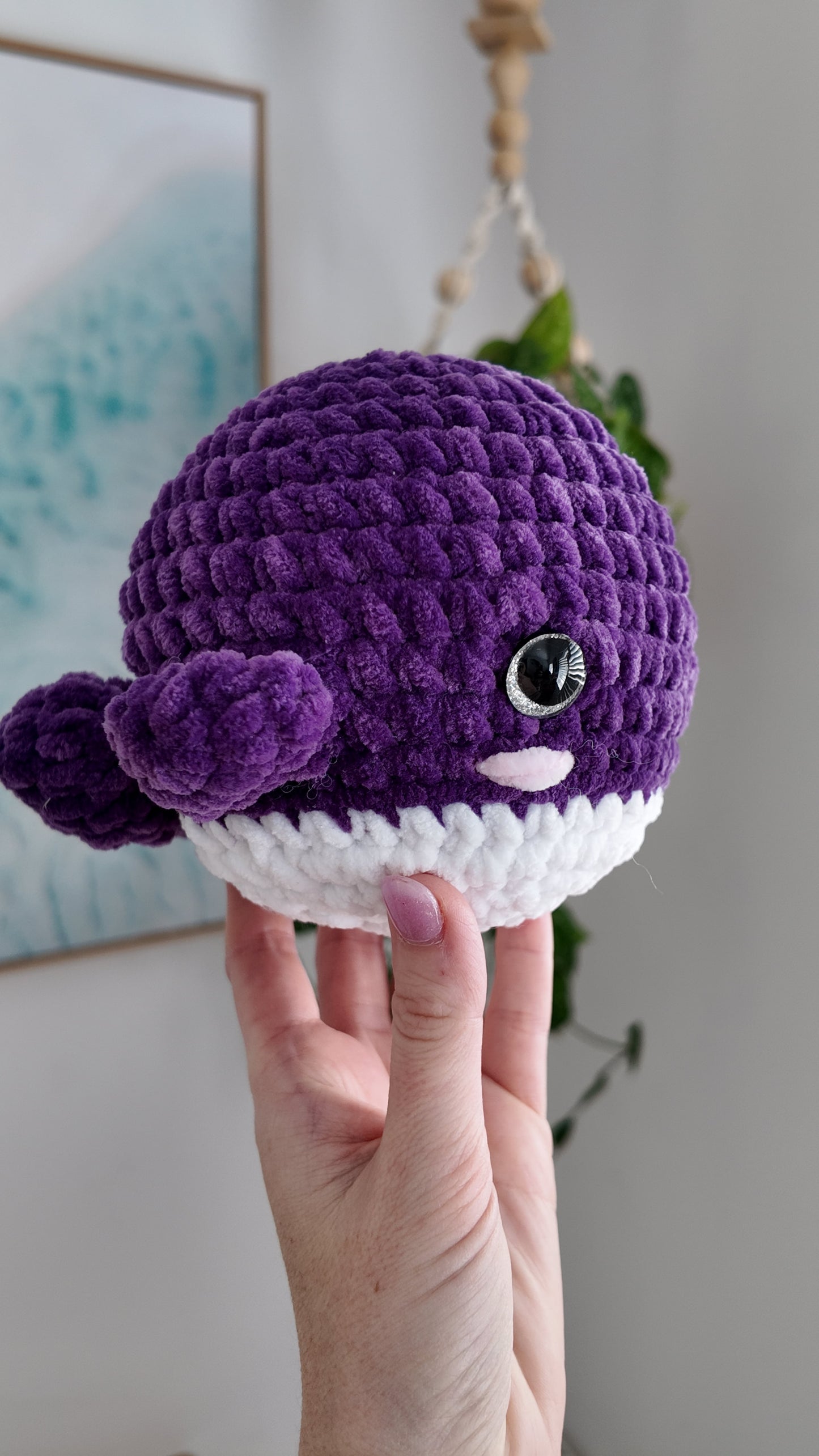 Purple Medium Whale