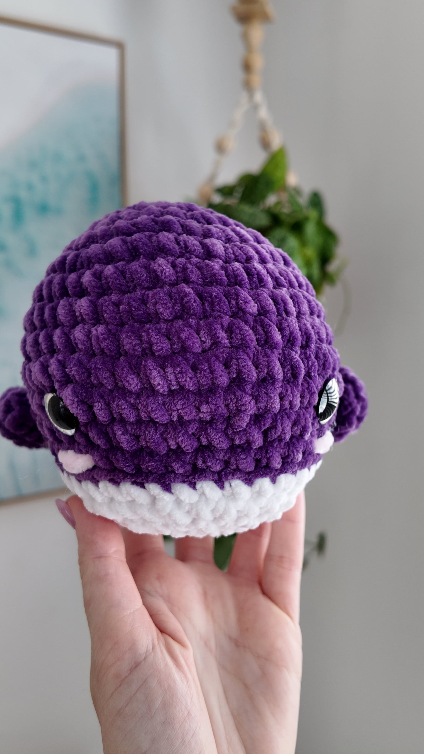 Purple Medium Whale